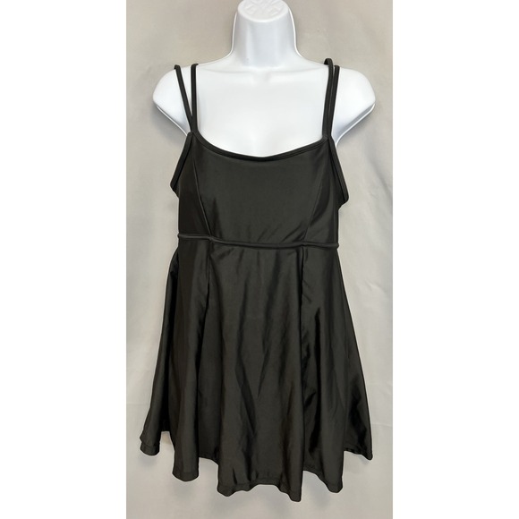 Other - Danify Swim Dress Black Swimsuit Skirted One Piece Size 44 Modest‎